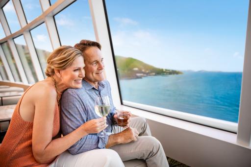 Norwegian Cruise Line Couple Observation Lounge